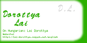 dorottya lai business card